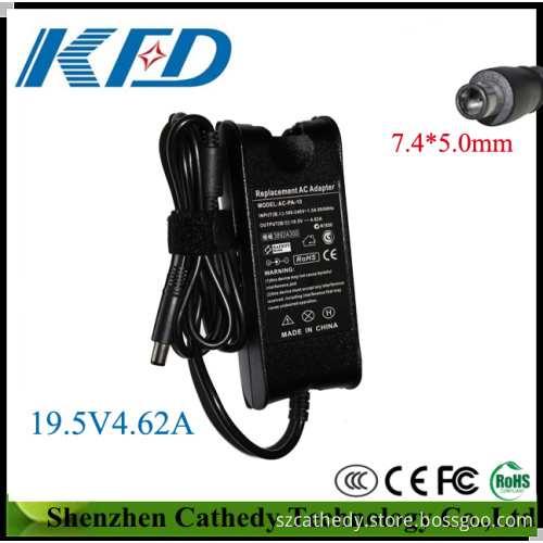 Laptop Adapter for DELL PA-3e 19.5V4.62A, CE Approved, Two Years Warrenty